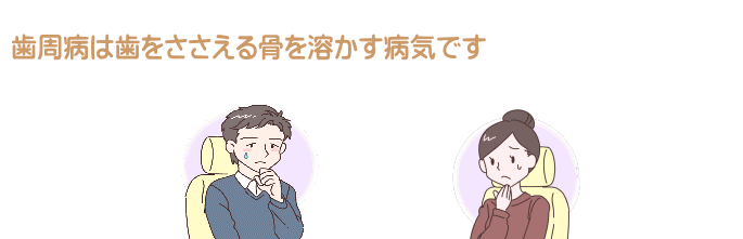 千葉市・四街道市の歯医者さん、歯周病治療